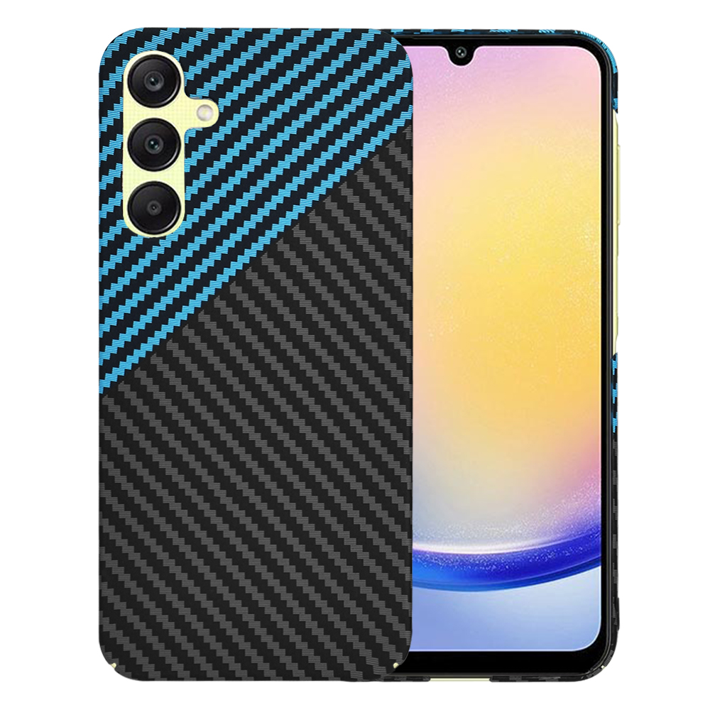Калъф за Samsung Galaxy A25 5G - Techsuit Carbonite FiberShell - Син Pulse