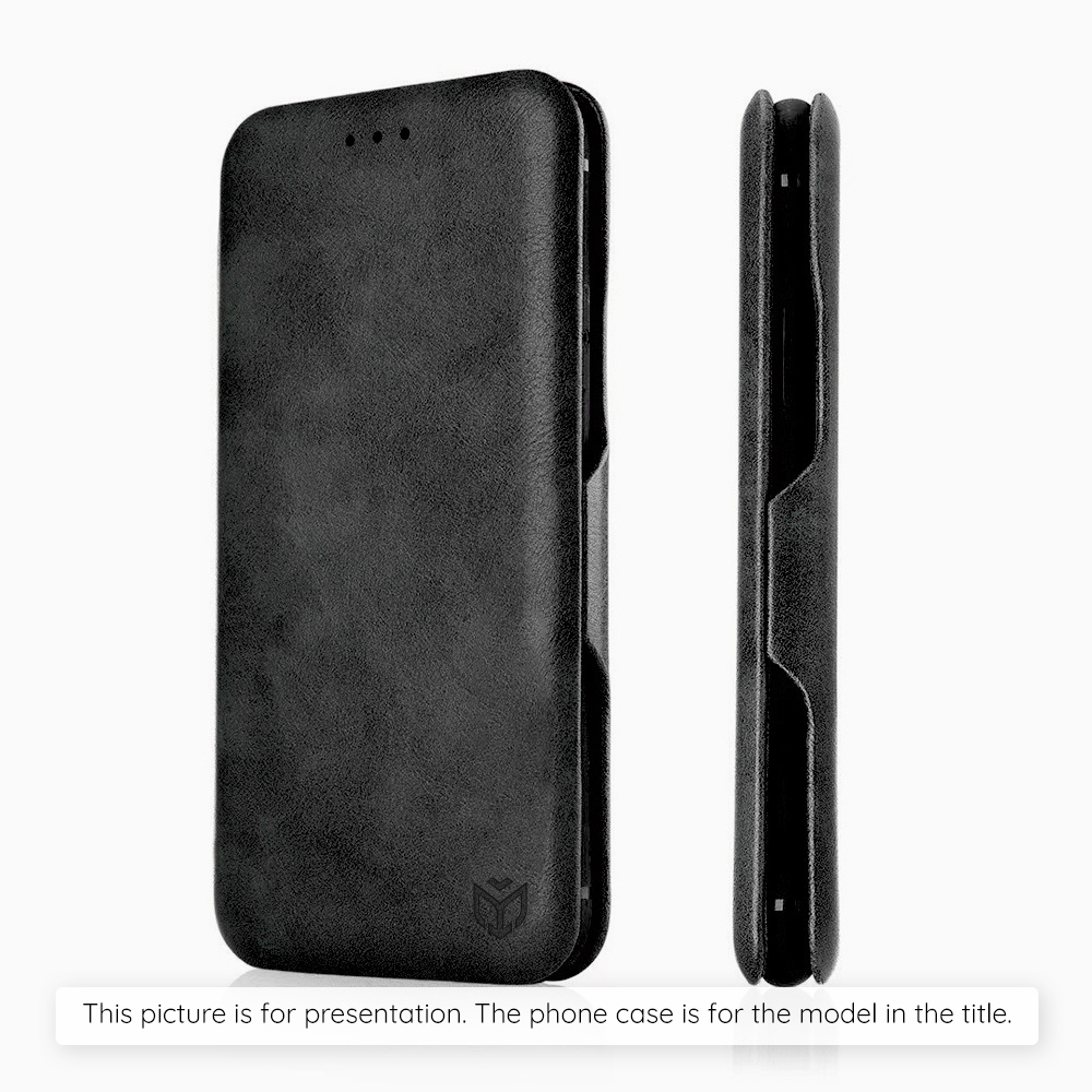 Калъф за Honor 600 Lite - Techsuit Safe Wallet Plus - Черен