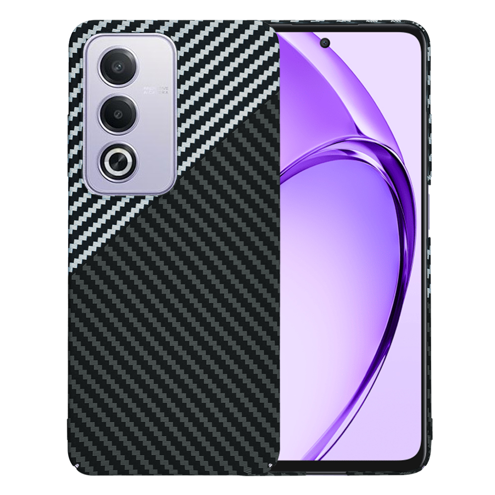 Калъф за Oppo A80 5G - Techsuit Carbonite FiberShell - Stealth Сив