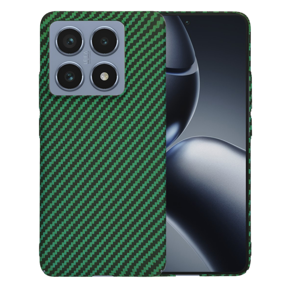 Калъф за Xiaomi 14T Pro - Techsuit Carbonite FiberShell - Зелен