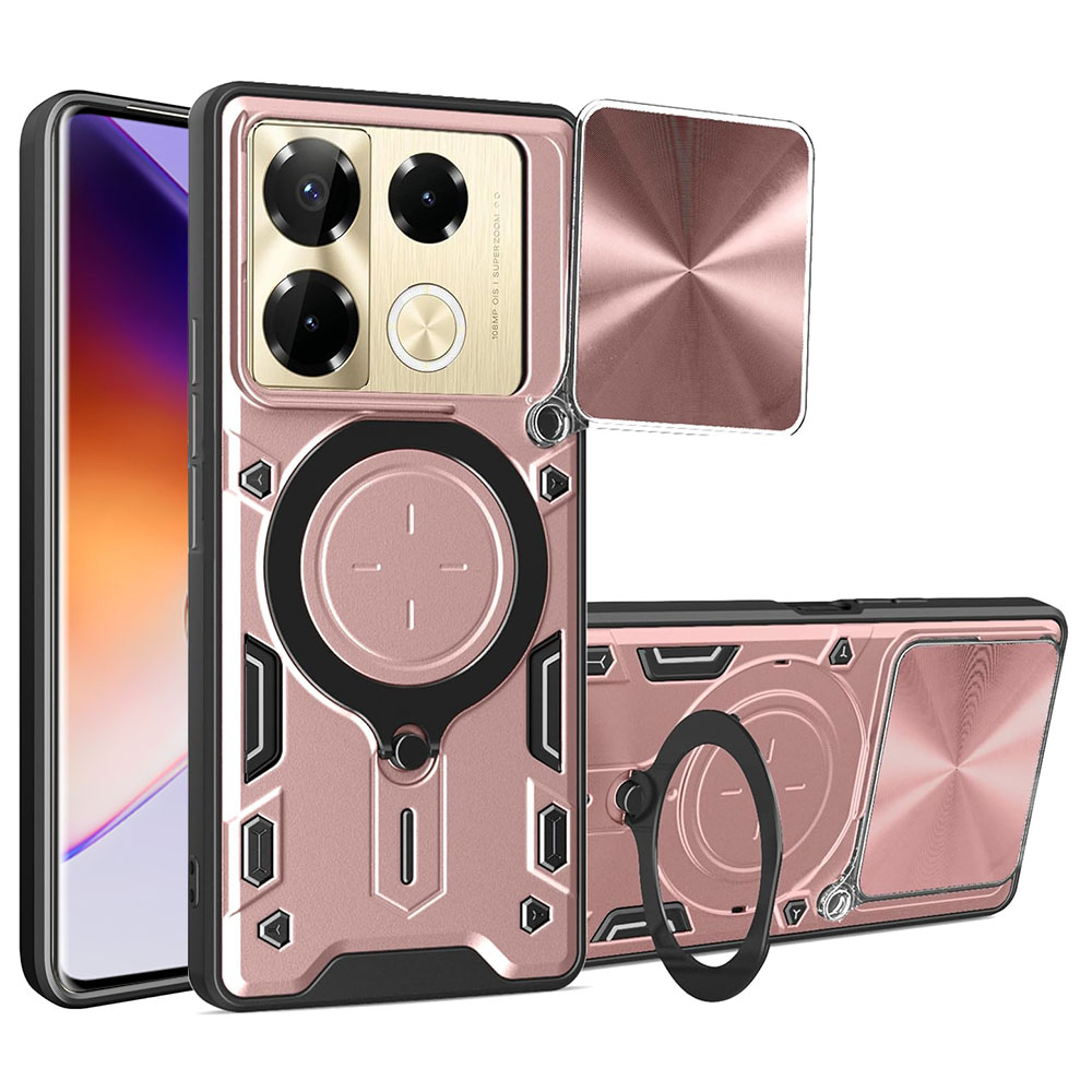 Калъф за Infinix Note 40 Pro 4G - Techsuit CamGuard Pro - Розово злато