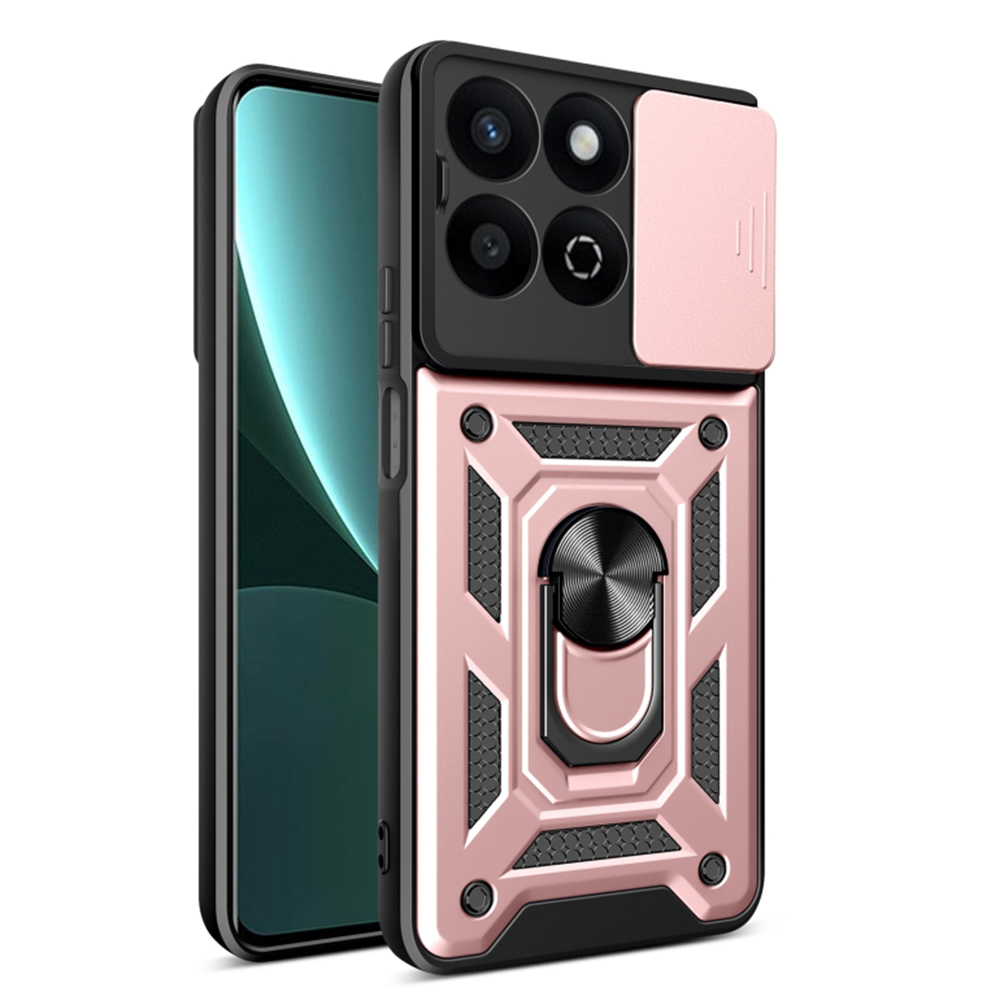 Калъф за Honor 200 Smart / X7c - Techsuit CamShield Series - розово злато