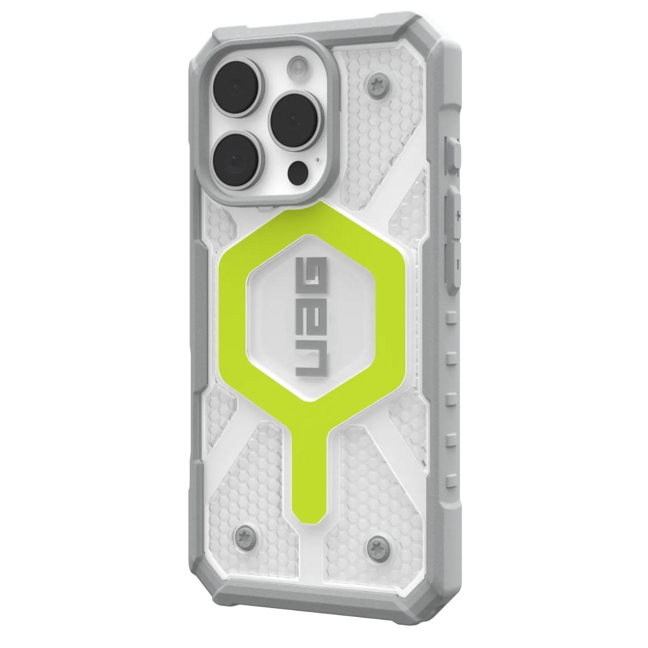 Husă UAG Pathfinder Clear Magsafe iPhone 16 Pro Galben