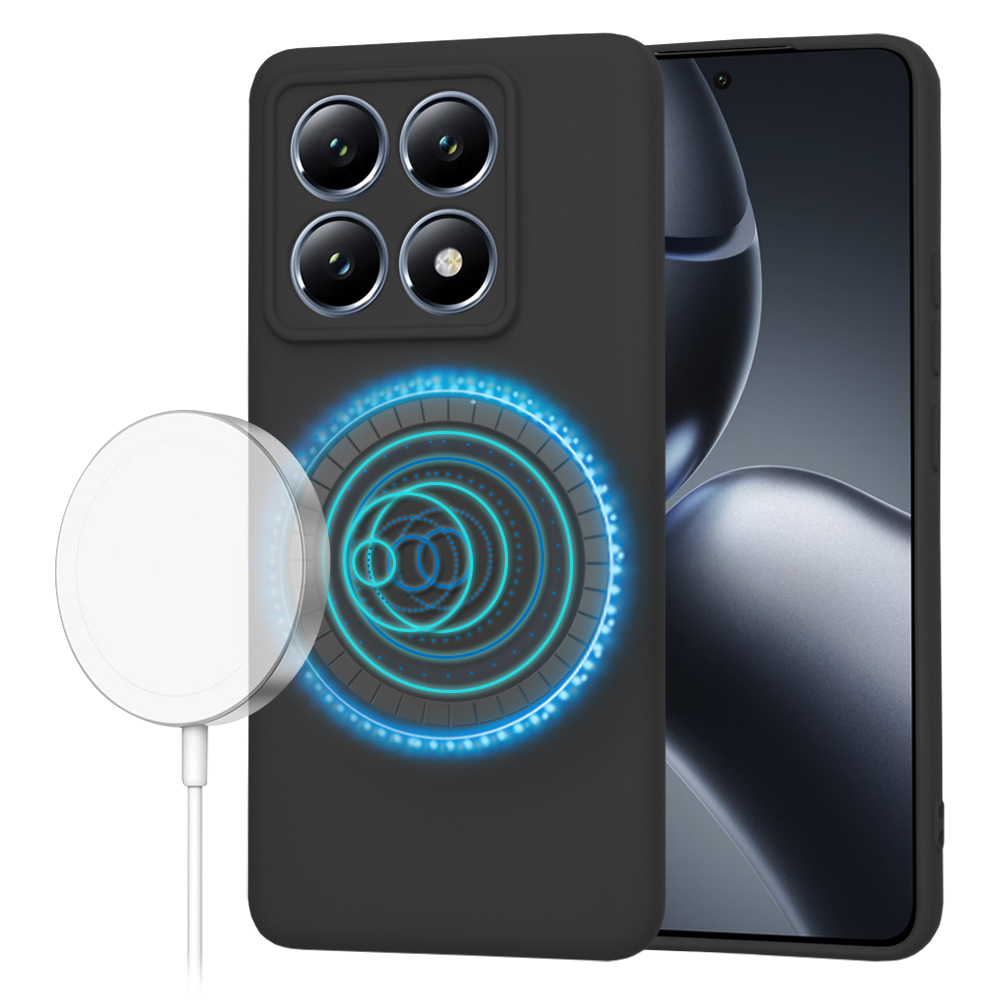 Калъф за Xiaomi 14T Pro - Techsuit SoftFlex MagSafe - Черен