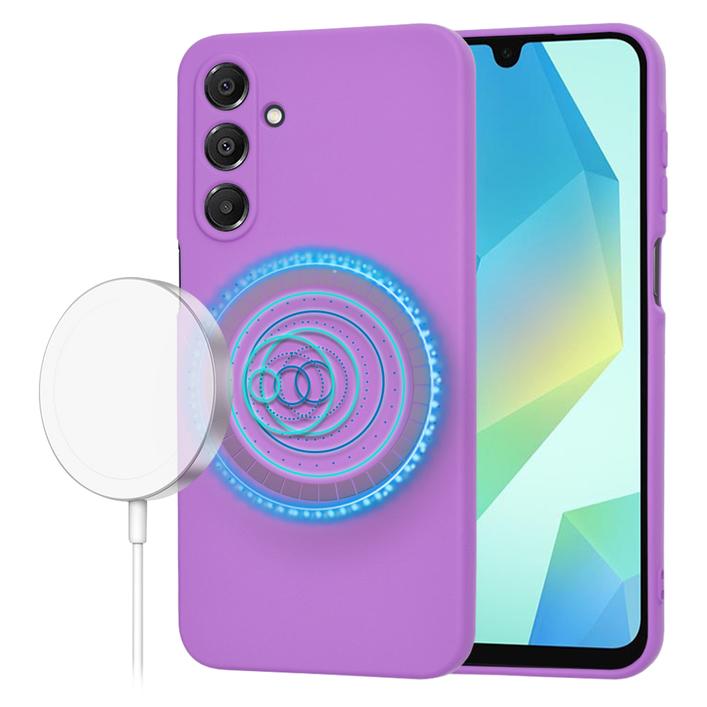 Калъф за Samsung Galaxy A16 4G / A16 5G - Techsuit SoftFlex MagSafe - Лилав