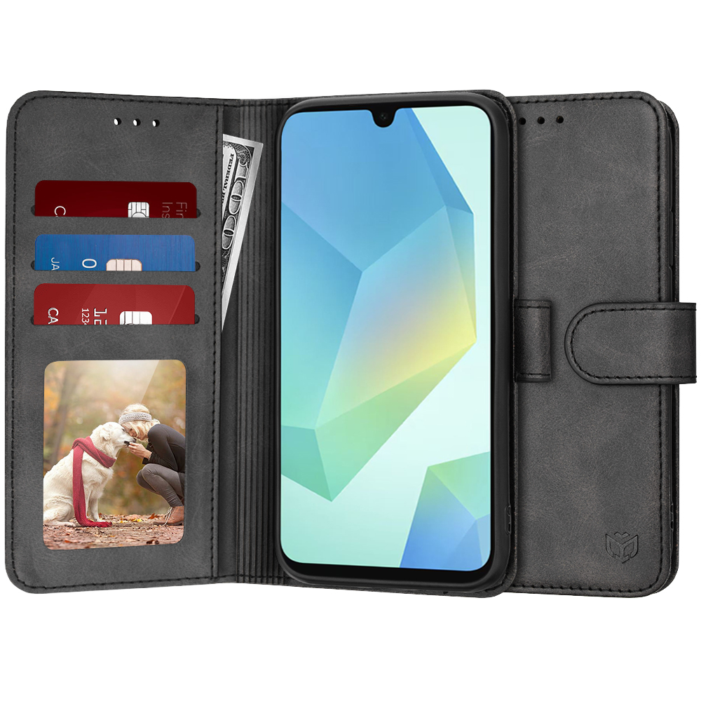 Калъф за Samsung Galaxy A16 4G / A16 5G - Techsuit Diary Book - Черен