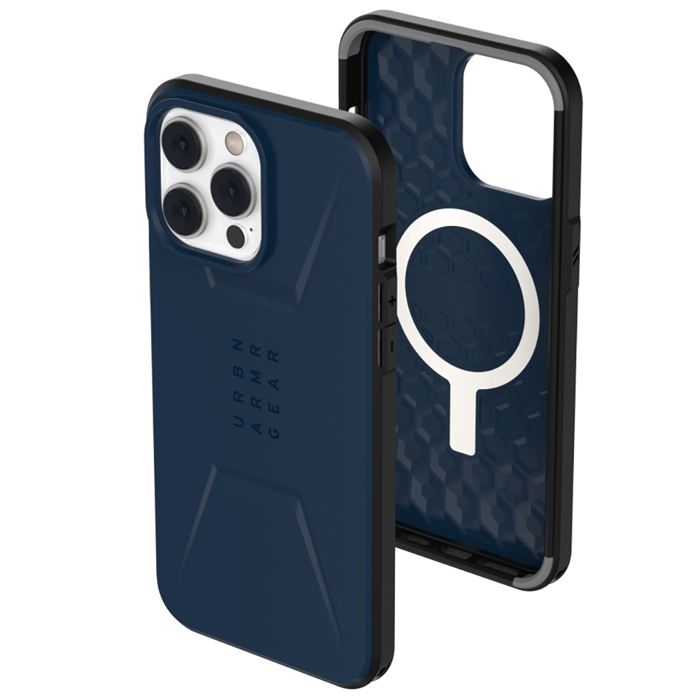 Husă UAG Civilian MagSafe iPhone 15 Pro Max Bleumarin