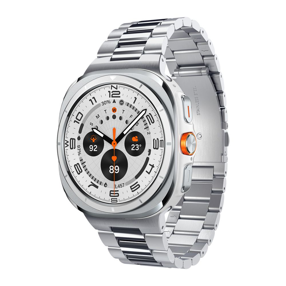 Каишка за Samsung Galaxy Watch Ultra 47mm / Watch Ultra 2 - Spigen Modern Fit (AMP08823) - Сребрист