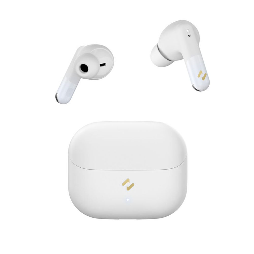 Bluetooth 5.4 безжична слушалка, TWS, ENC, Type-C, 400mAh - Havit (TW982) - бяла
