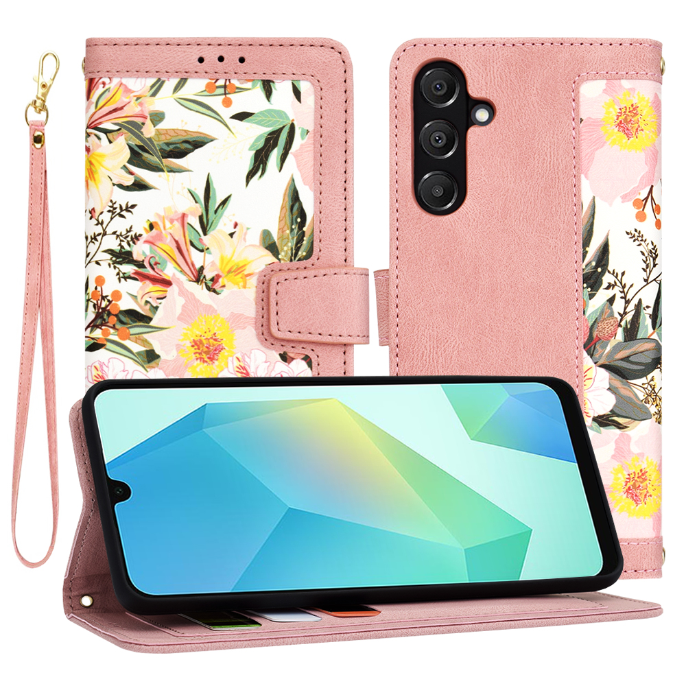 Калъф за Samsung Galaxy A16 4G / A16 5G - Techsuit FlipCraft - Sweetheart Розов