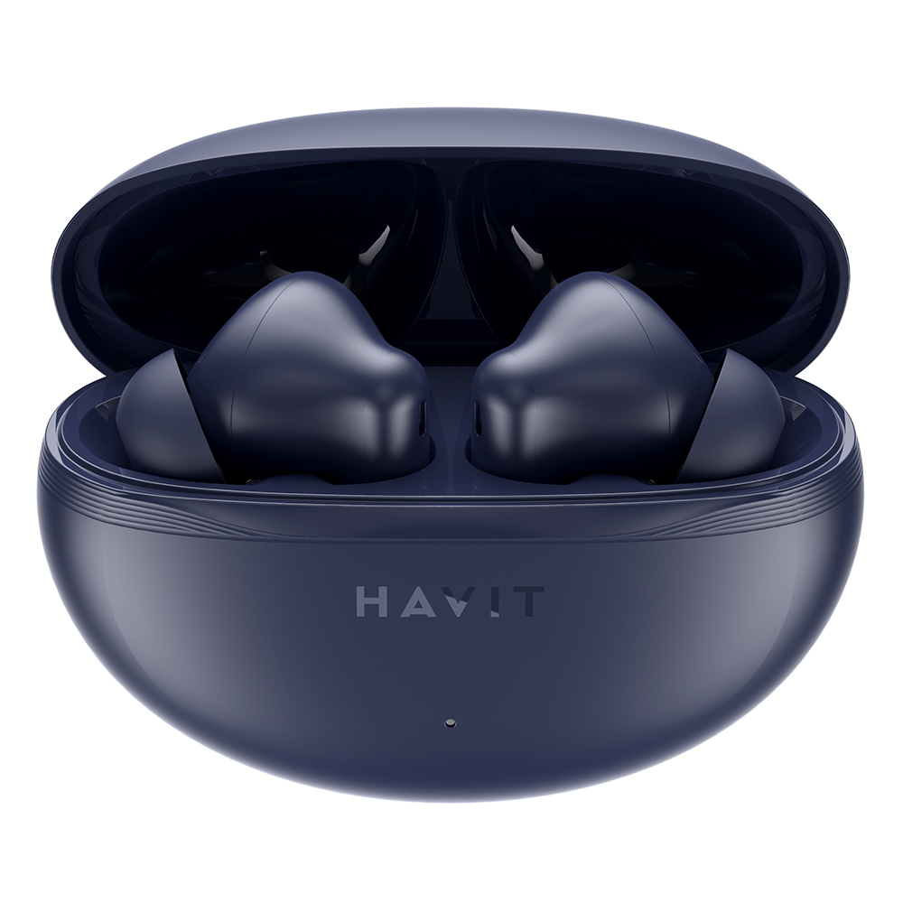 Bluetooth 5.4 TWS, ENC, Type-C, 400mAh - Havit (TW986) - Син