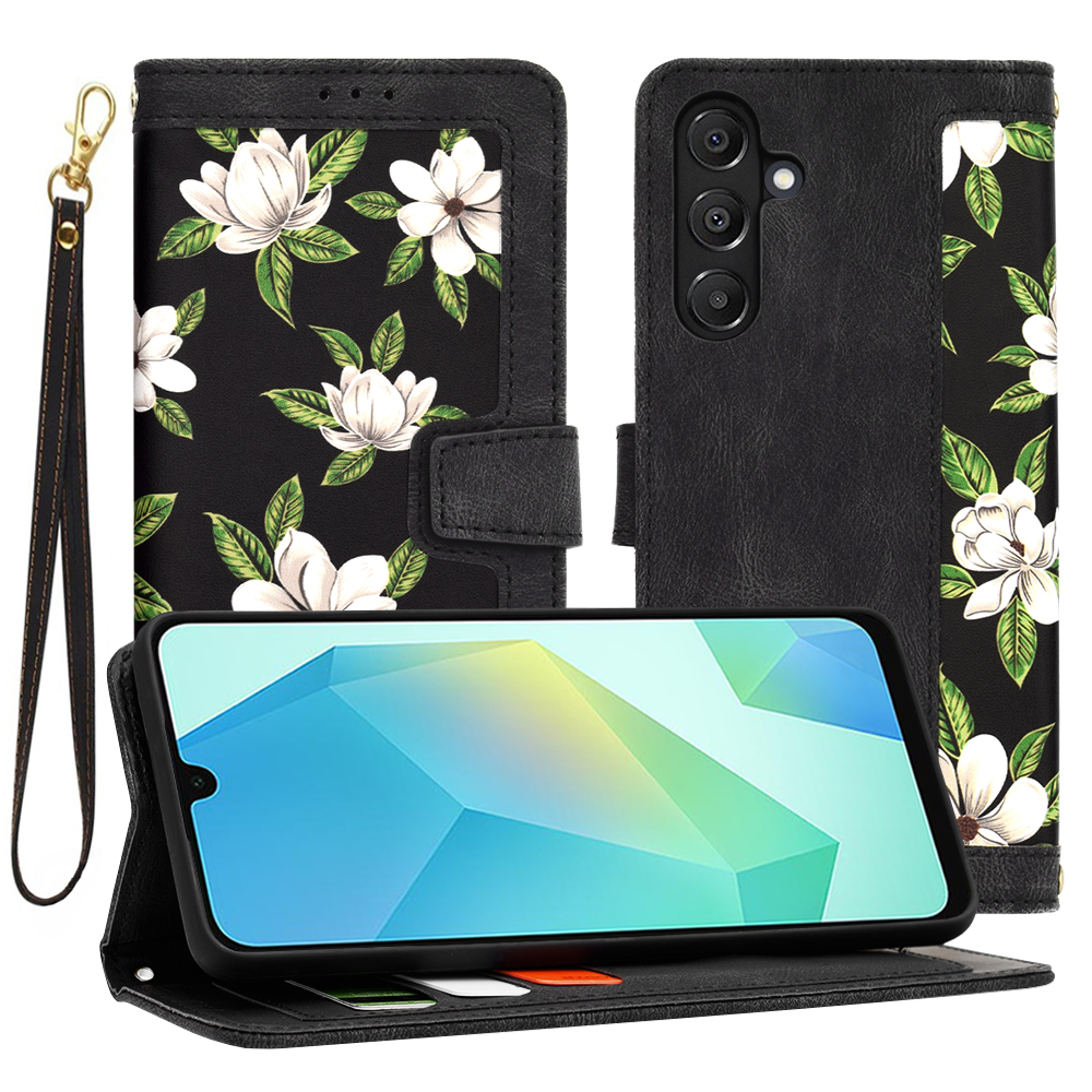 Калъф за Samsung Galaxy A16 4G / A16 5G - Techsuit FlipCraft - Flowers of the Dawn