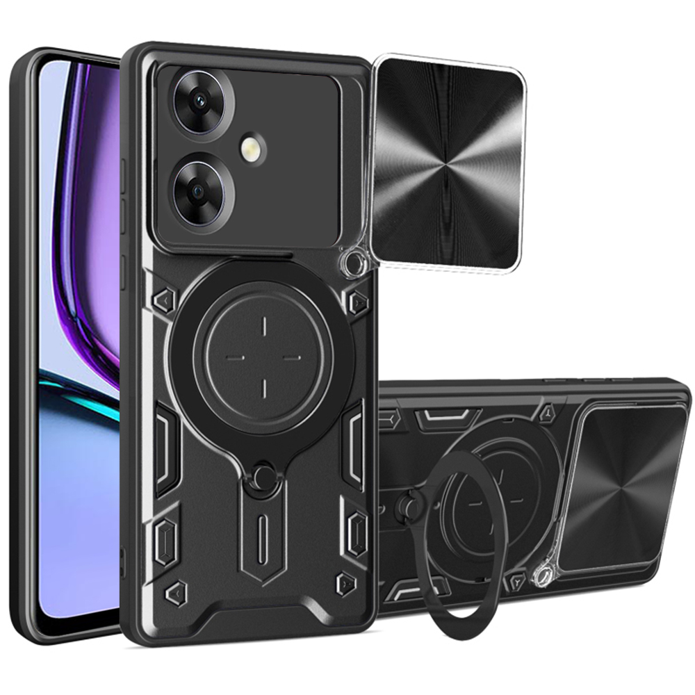 Калъф за Realme Note 60 - Techsuit CamGuard Pro - Черен