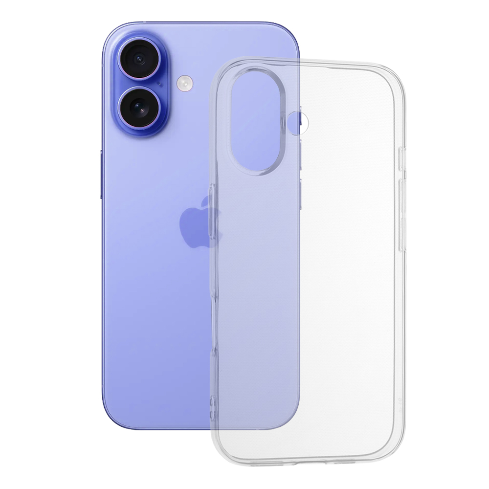 Калъф за iPhone 16 - Techsuit Прозрачен Silicone [Big Lens Hole] - Прозрачен