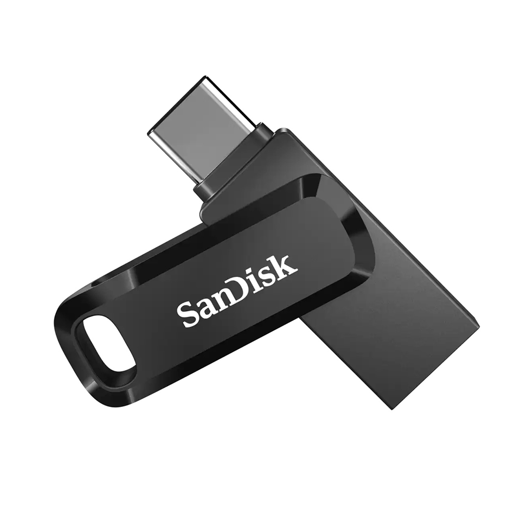 Memory Stick 128GB, USB 3.2, Type-C - SanDisk (SDDDC3-128G-G46) - Черен
