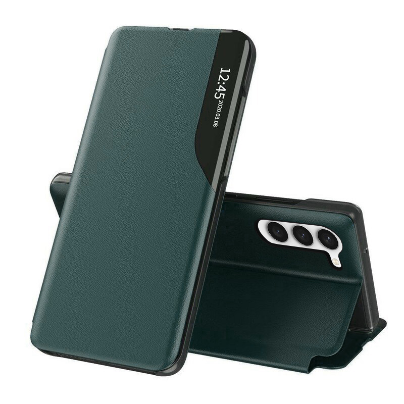Калъф за Samsung Galaxy S23 - Techsuit eFold Series - Тъмнозелен