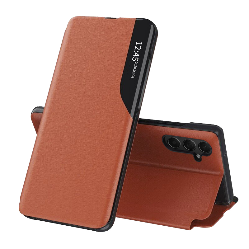 Калъф за Samsung Galaxy S25 - Techsuit eFold Series - Оранжев