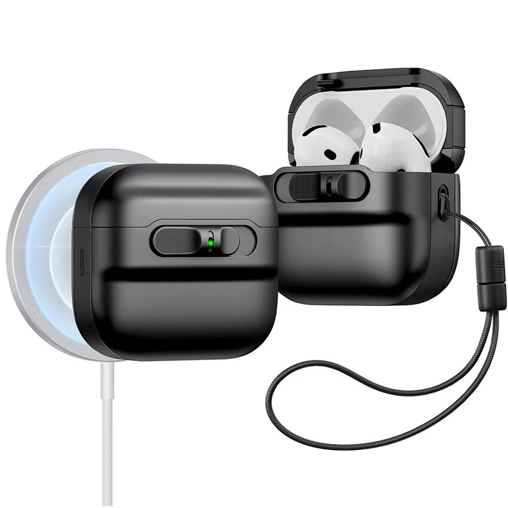Калъф за Apple AirPods 4 - ESR Pulse Magnetic HaloLock - Черен