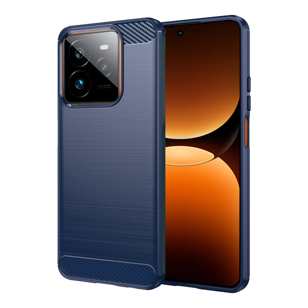 Калъф за Realme GT 7 Pro - Techsuit Carbon Silicone - Син