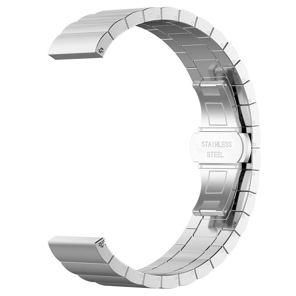 Каишка за Samsung Galaxy Watch 4/5/Active 2, Huawei Watch GT 3 (42mm)/GT 3 Pro (43mm) - Techsuit Watchband (W012) - Сребрист