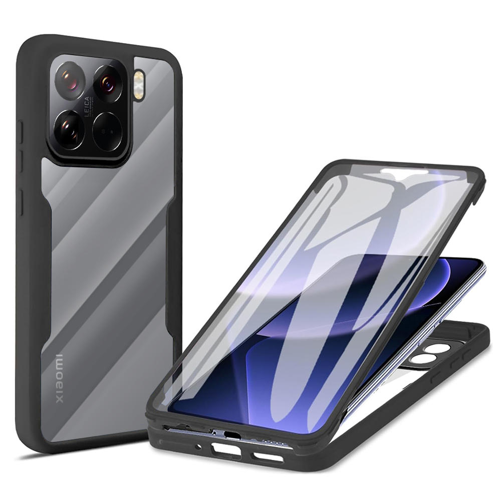 Калъф за Xiaomi 15 Pro + Калъф - Techsuit ColorVerse 360 Series - Черен