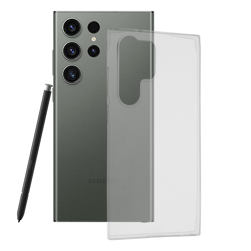Калъф за Samsung Galaxy S23 Ultra - Techsuit Прозрачен Silicone - Прозрачен