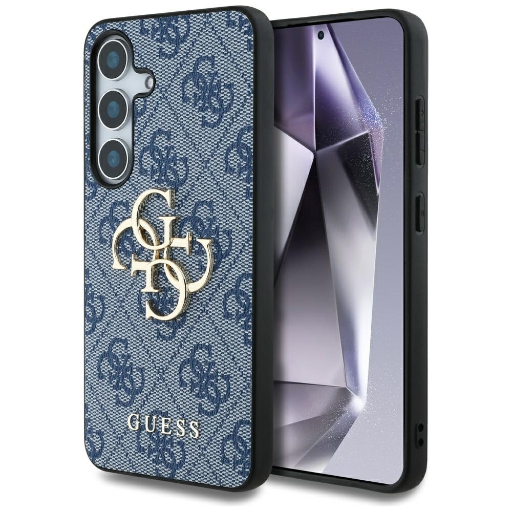 Калъф за Samsung Galaxy S25 - Guess Hardcase 4G Big Logo (GUHCS25S4GMGBL) - Син