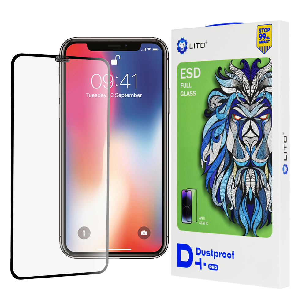 Калъф за iPhone X / iPhone XS / iPhone 11 Pro - Lito D+ Pro Dustproof - Черен