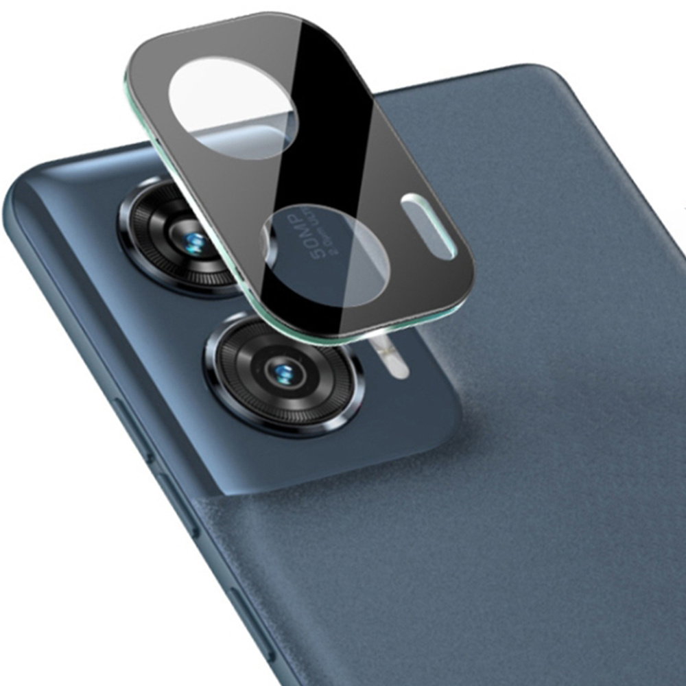 Капак за камера за Motorola Edge 50 Fusion - Techsuit Full Camera Glass - Черен