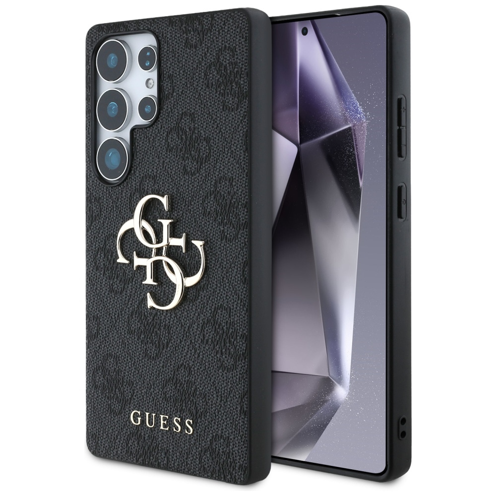 Калъф за Samsung Galaxy S25 Ultra - Guess Hardcase 4G Big Metal Logo (GUHCS25L4G4GMGGR) - Черен