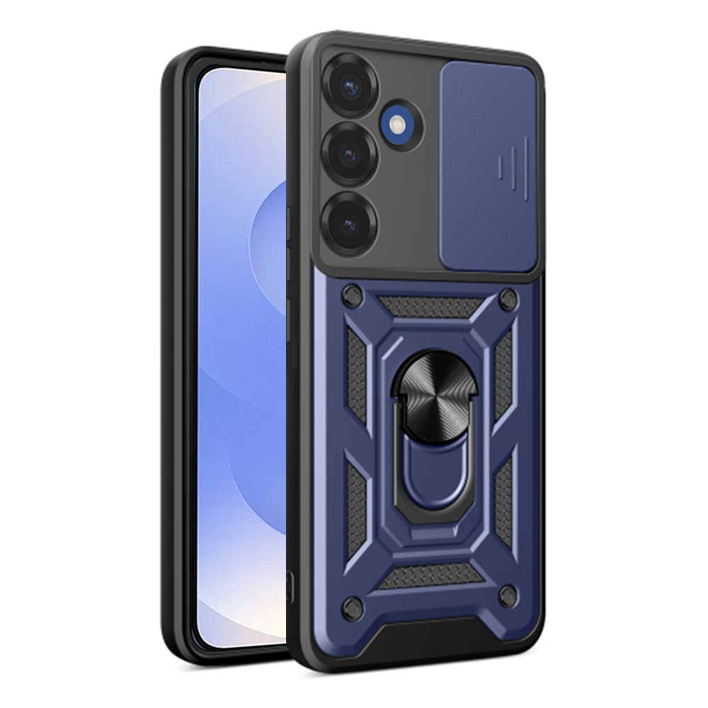 Калъф за Samsung Galaxy S25 - Techsuit CamShield Series - Син