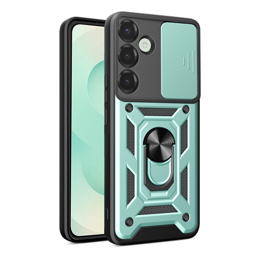 Калъф за Samsung Galaxy S25 Plus - Techsuit CamShield Series - Зелен