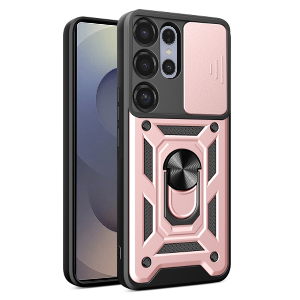 Калъф за Samsung Galaxy S25 Ultra - Techsuit CamShield Series - Розово злато