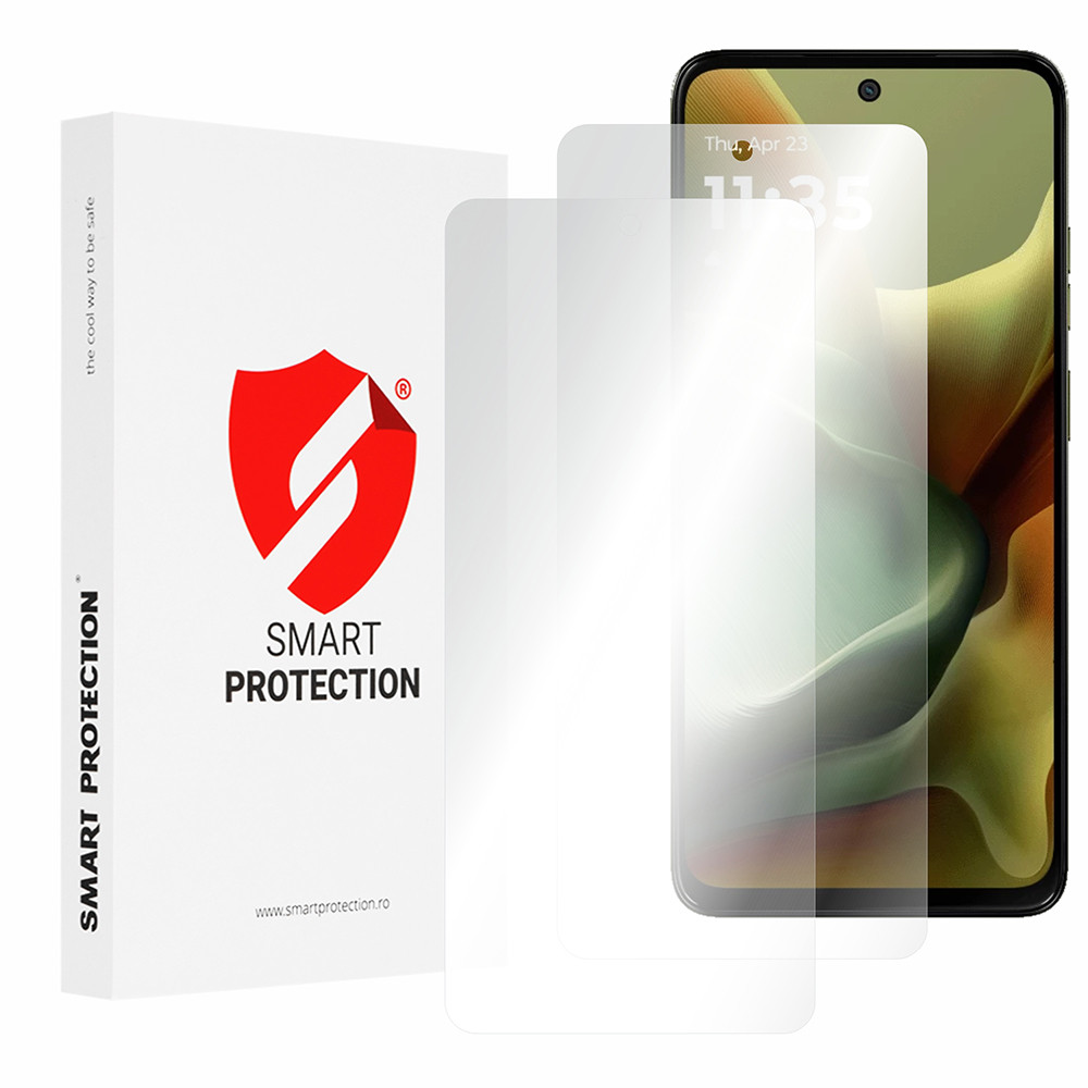 [2x Pack] Премиум регенерируем капак Motorola Moto G15 / G15 Power - Smart Protection Classic - Прозрачен