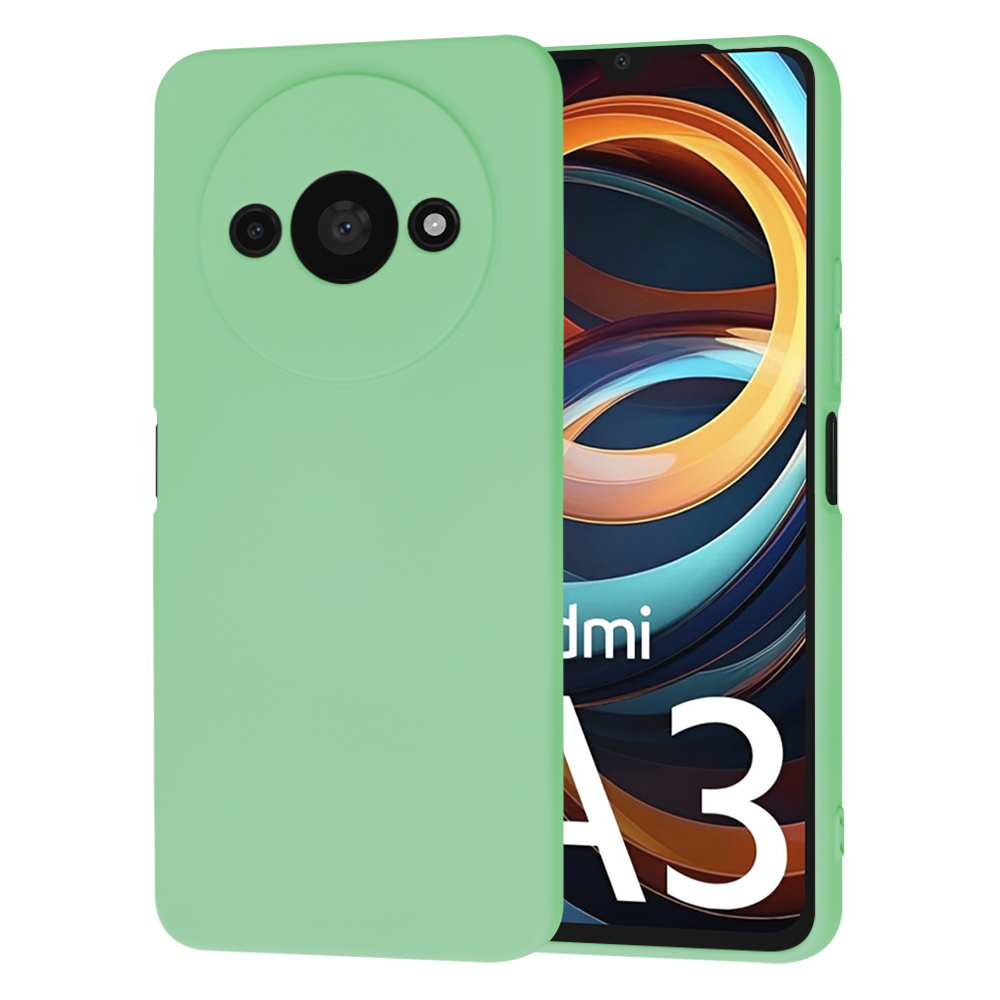 Калъф за Xiaomi Redmi A3 / Redmi A3x - Techsuit SoftFlex - Mint Зелен