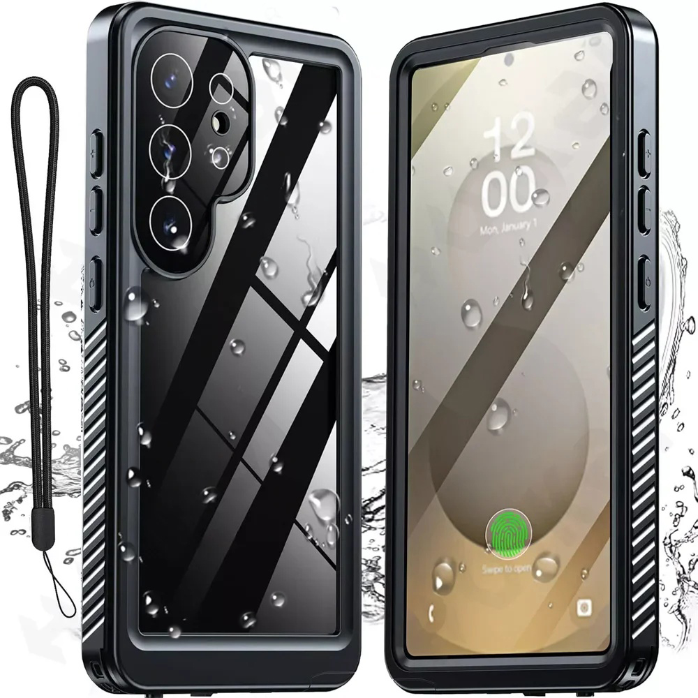 Калъф за Samsung Galaxy S25 Ultra - ShellBox Waterproof IP68 Case - Черен