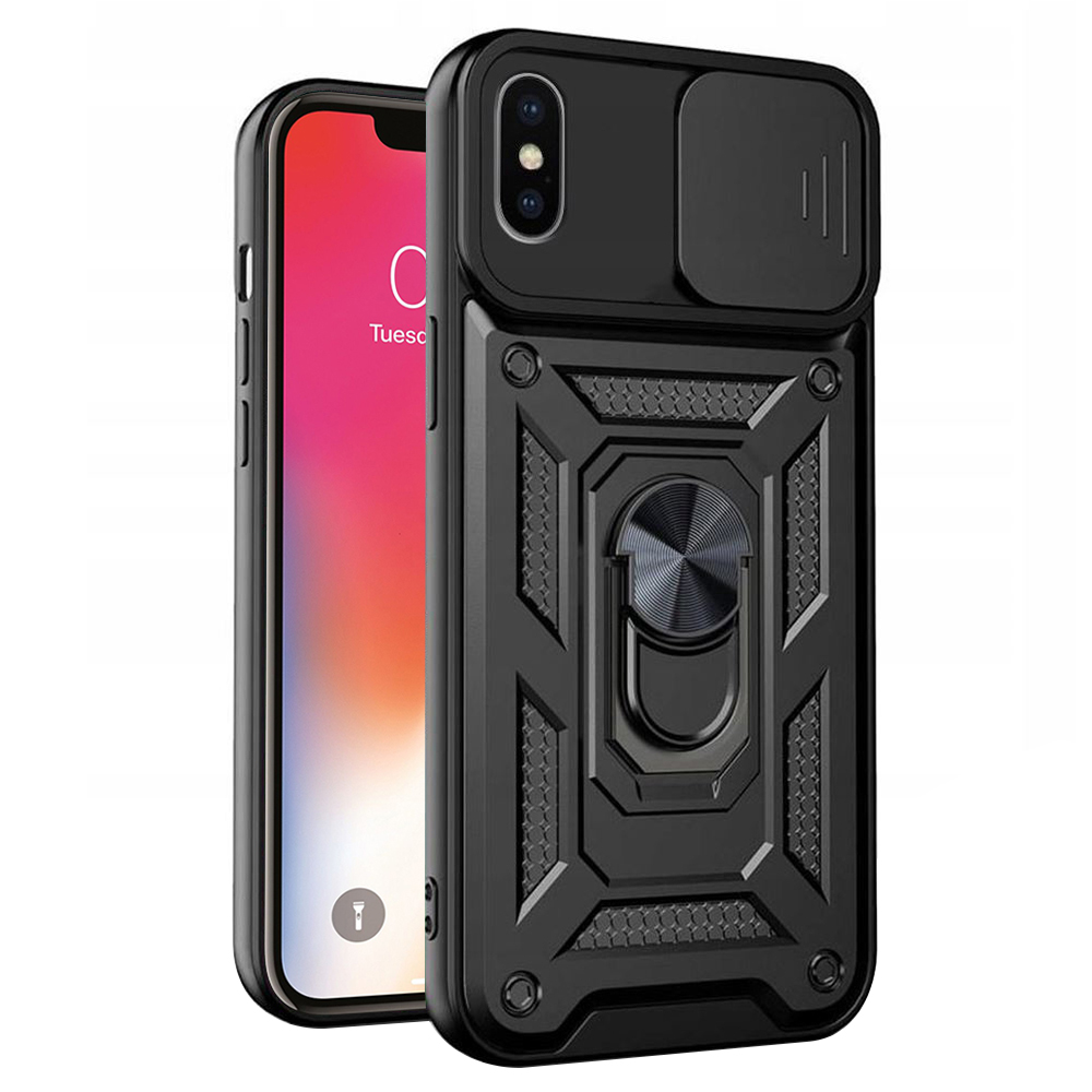 Калъф за iPhone X / iPhone XS - Techsuit CamShield Series - Черен