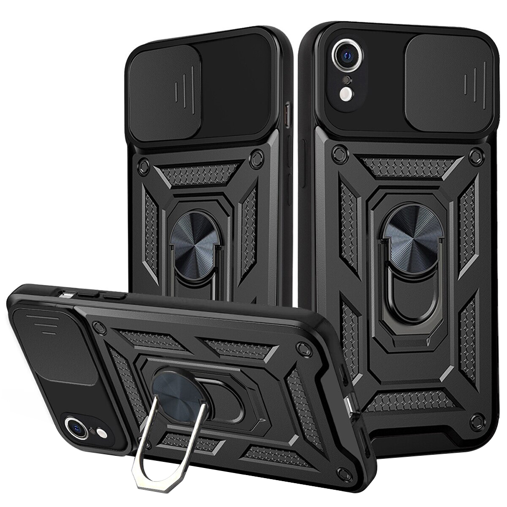 Калъф за iPhone XR - Techsuit CamShield Series - Черен
