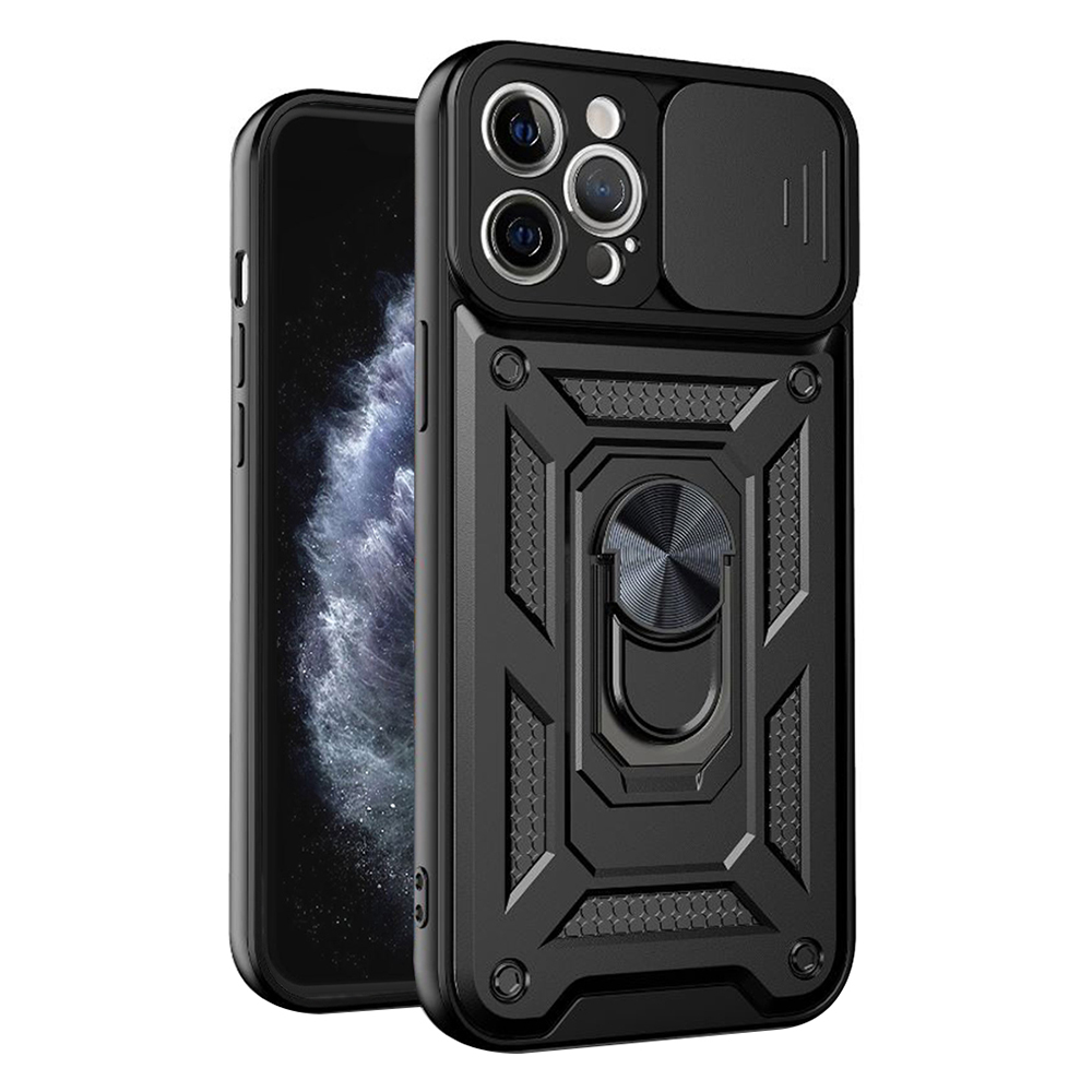 Калъф за iPhone 11 Pro Max - Techsuit CamShield Series - Черен