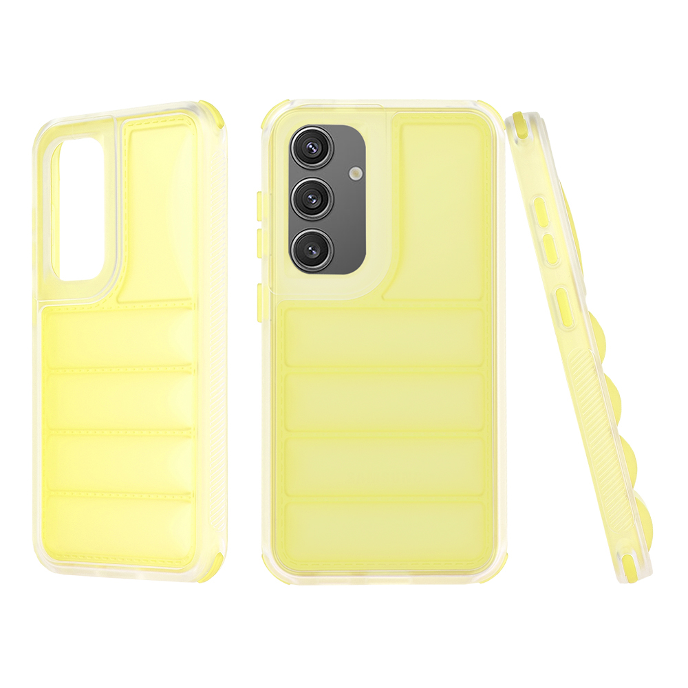 Калъф за Samsung Galaxy S24 - Techsuit Wave Shield - Жълт