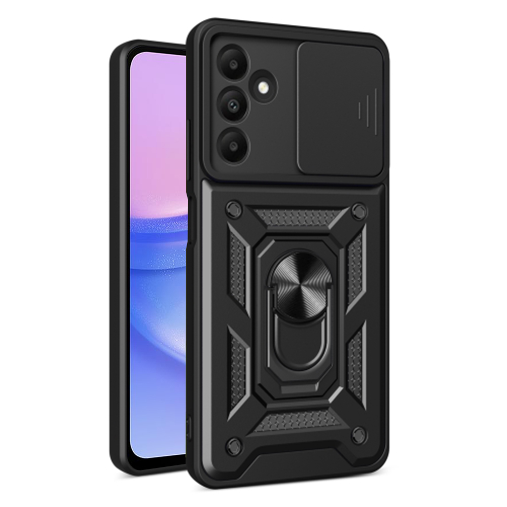 Калъф за Samsung Galaxy A15 4G / A15 5G - Techsuit CamShield Series - Черен