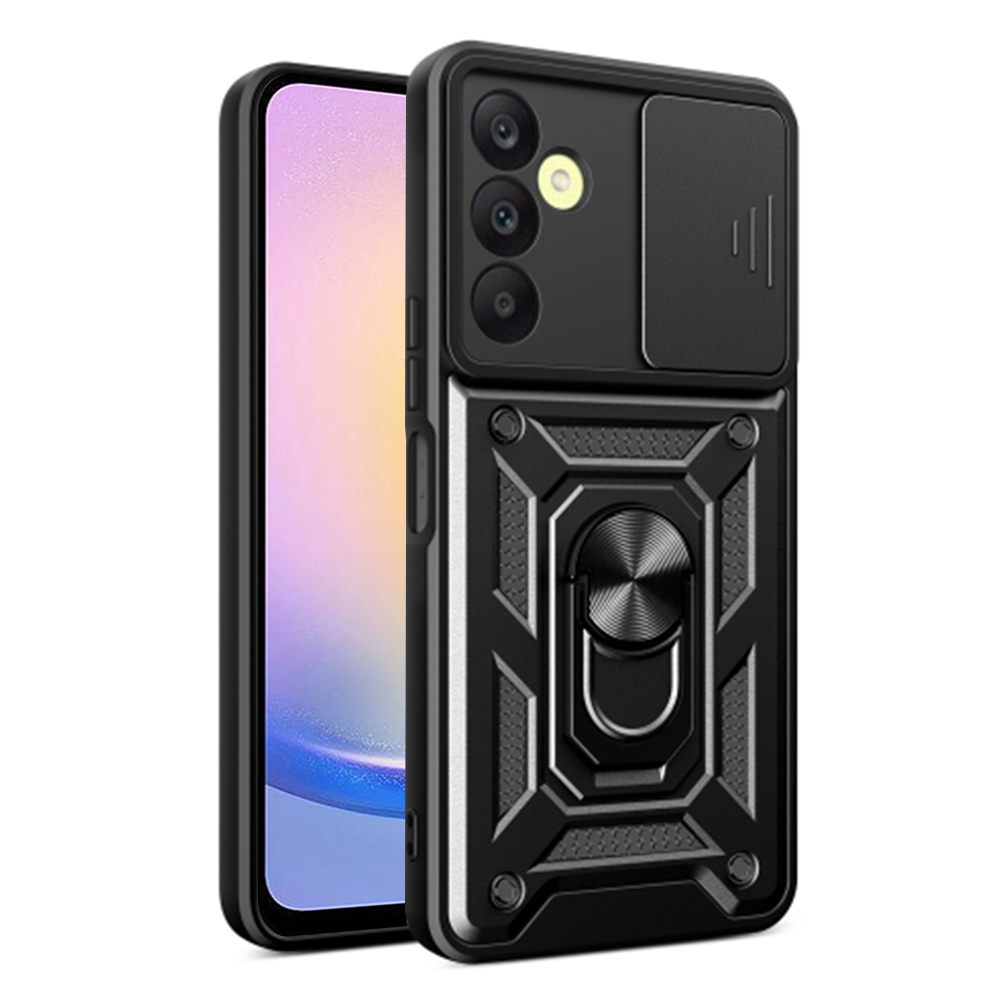 Калъф за Samsung Galaxy A25 5G - Techsuit CamShield Series - Черен