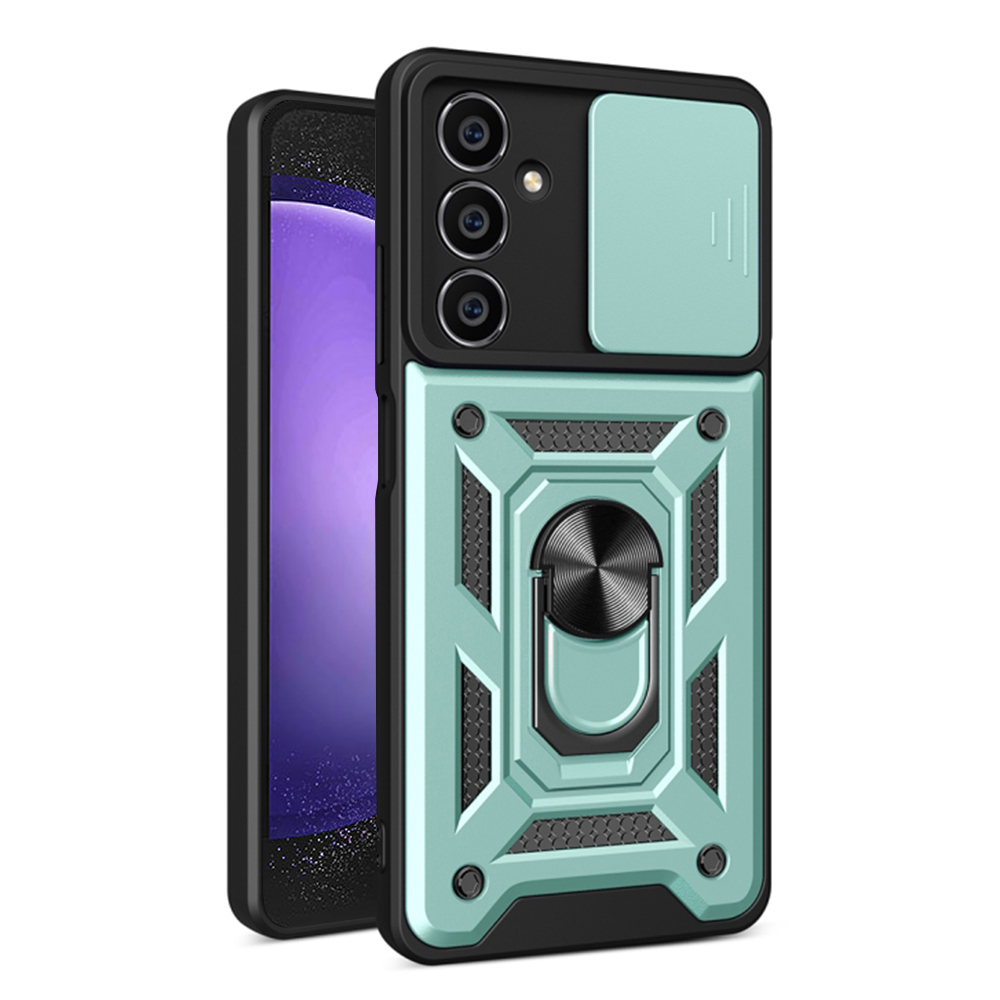 Калъф за Samsung Galaxy S23 FE - Techsuit CamShield Series - Зелен