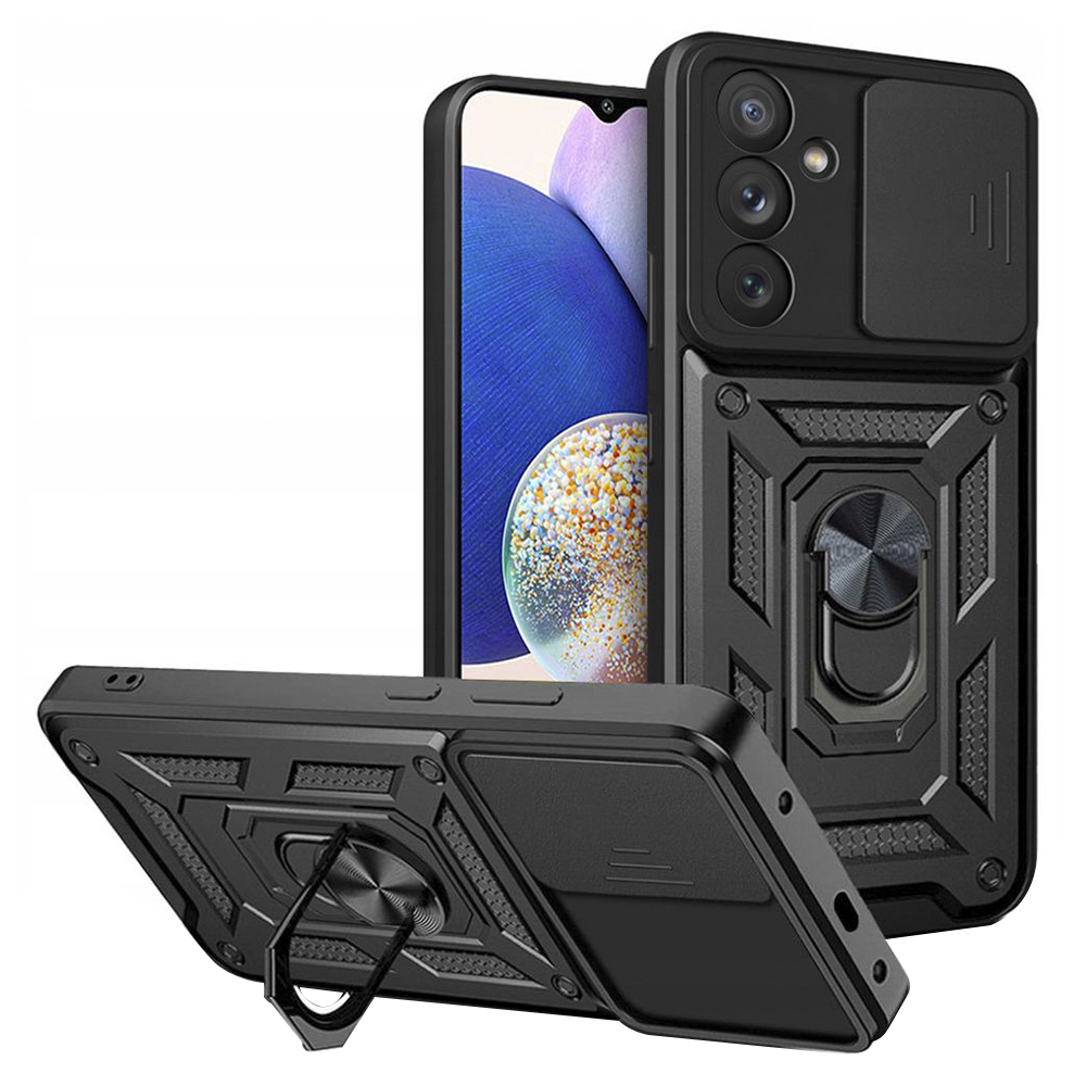 Калъф за Samsung Galaxy A14 4G / A14 5G - Techsuit CamShield Series - Черен