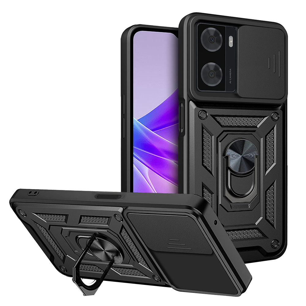 Калъф за Oppo A57 4G / A57s / OnePlus Nord N20 SE - Techsuit CamShield Series - Черен