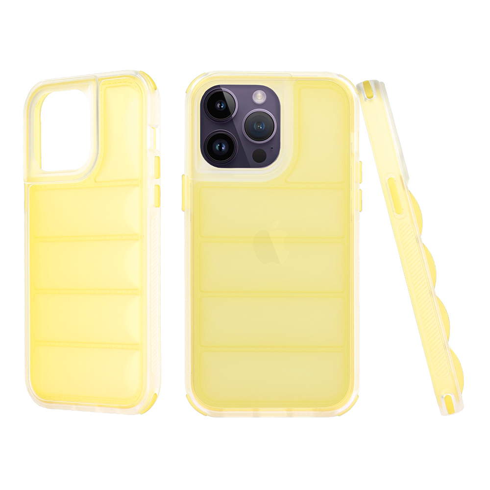 Калъф за iPhone 14 Pro - Techsuit Wave Shield - Жълт