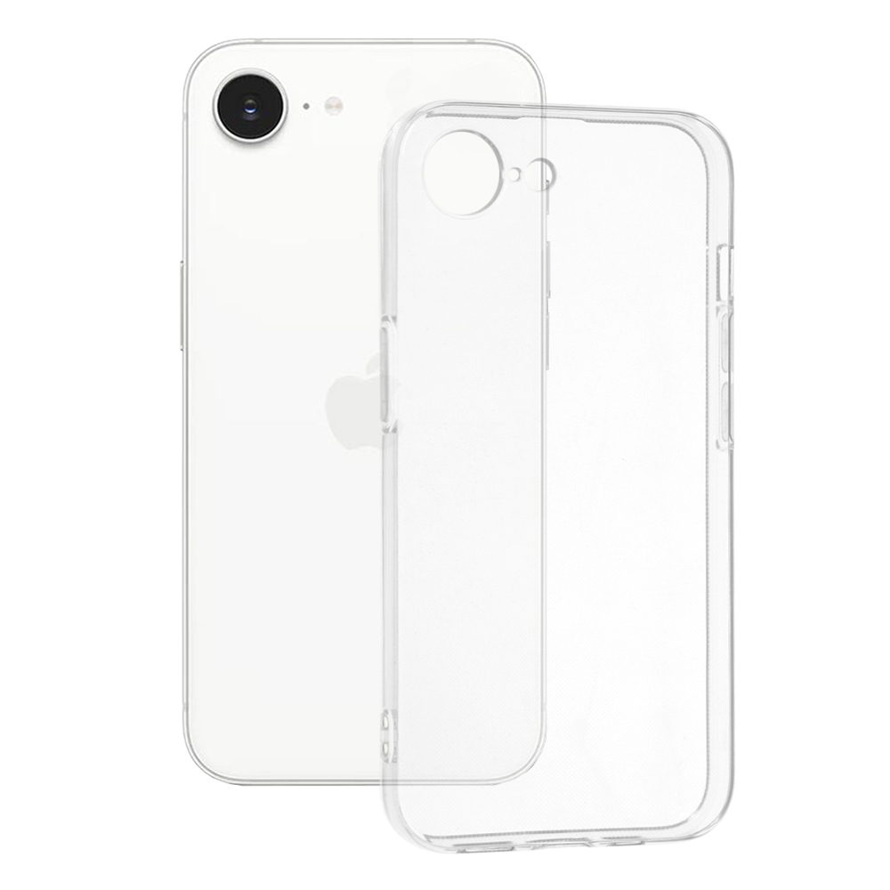 Калъф за iPhone 16e / iPhone 17e - Techsuit Прозрачен Silicone - Прозрачен