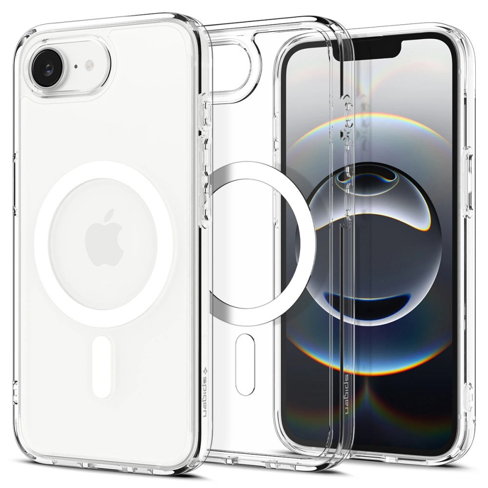 Калъф за iPhone 16e / iPhone 17e - Spigen Ultra Hybrid MagSafe (ACS09139) - Бял