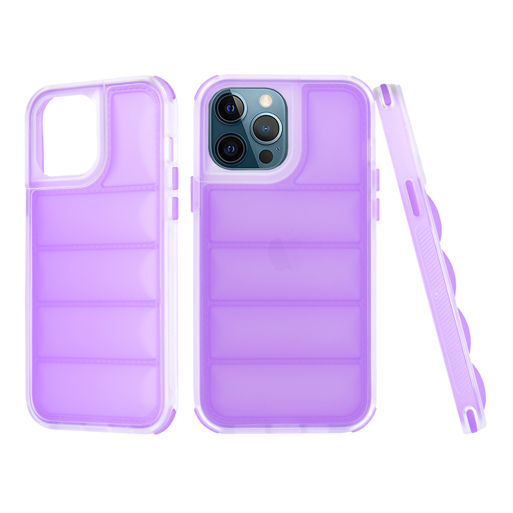 Калъф за iPhone 12 Pro Max - Techsuit Wave Shield - Лилав