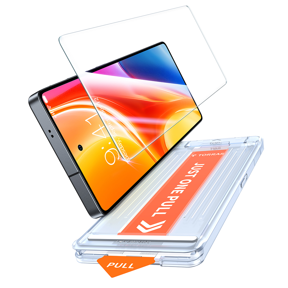 Фолио за Samsung Galaxy S24 - Torras GlassGo Install Master - Прозрачен